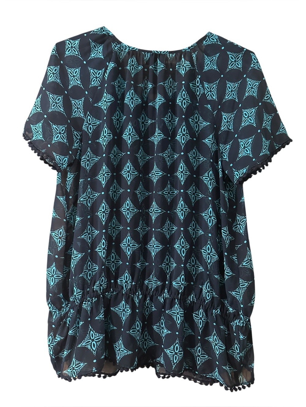 Mossimo Supply Co. Geometric Blouse Womens size Large - Picture 2 of 3